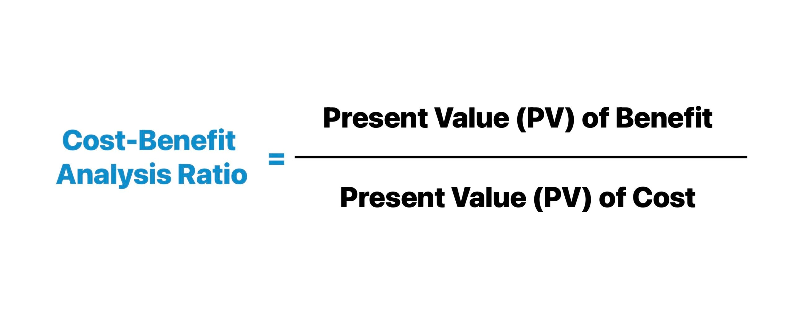 Cost-Benefit Analysis